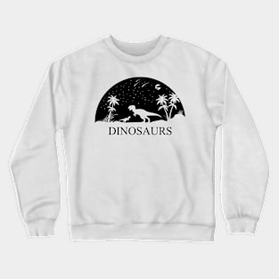 Dinosaurs Under the Stars Crewneck Sweatshirt